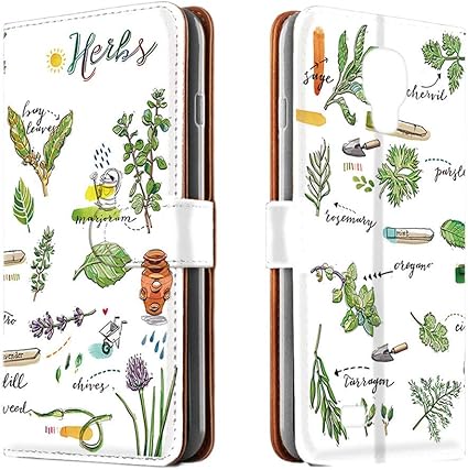 Amazon Co Jp Galaxy J Sc 02f Pu手帳型 カードタイプ スマホケース オーガニック ハーブ Herb イラスト ベジタブル ギャラクシー ジェー スマホカバー 携帯カバー Ffany Garden 149 02c 家電 カメラ