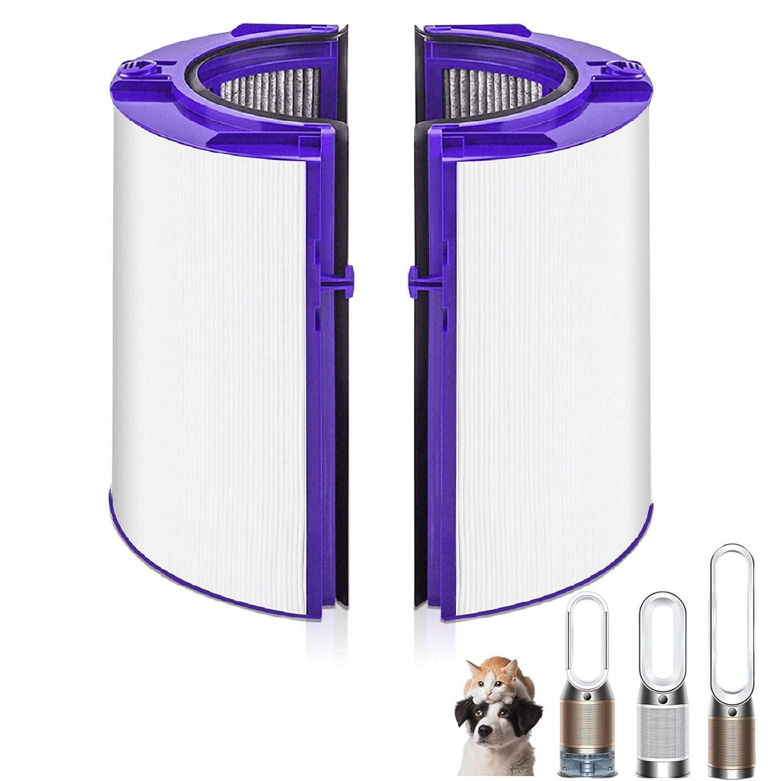 Photo 1 of 360 Combi Carbon Air Purifier Filter for Dyson TP10 TP07 HP07 HP09 HP10 TP09 TP06 HP06 TP7A PH01 PH02 PH03, Air Purifier Filter Replacements for Dyson, 1 Pack