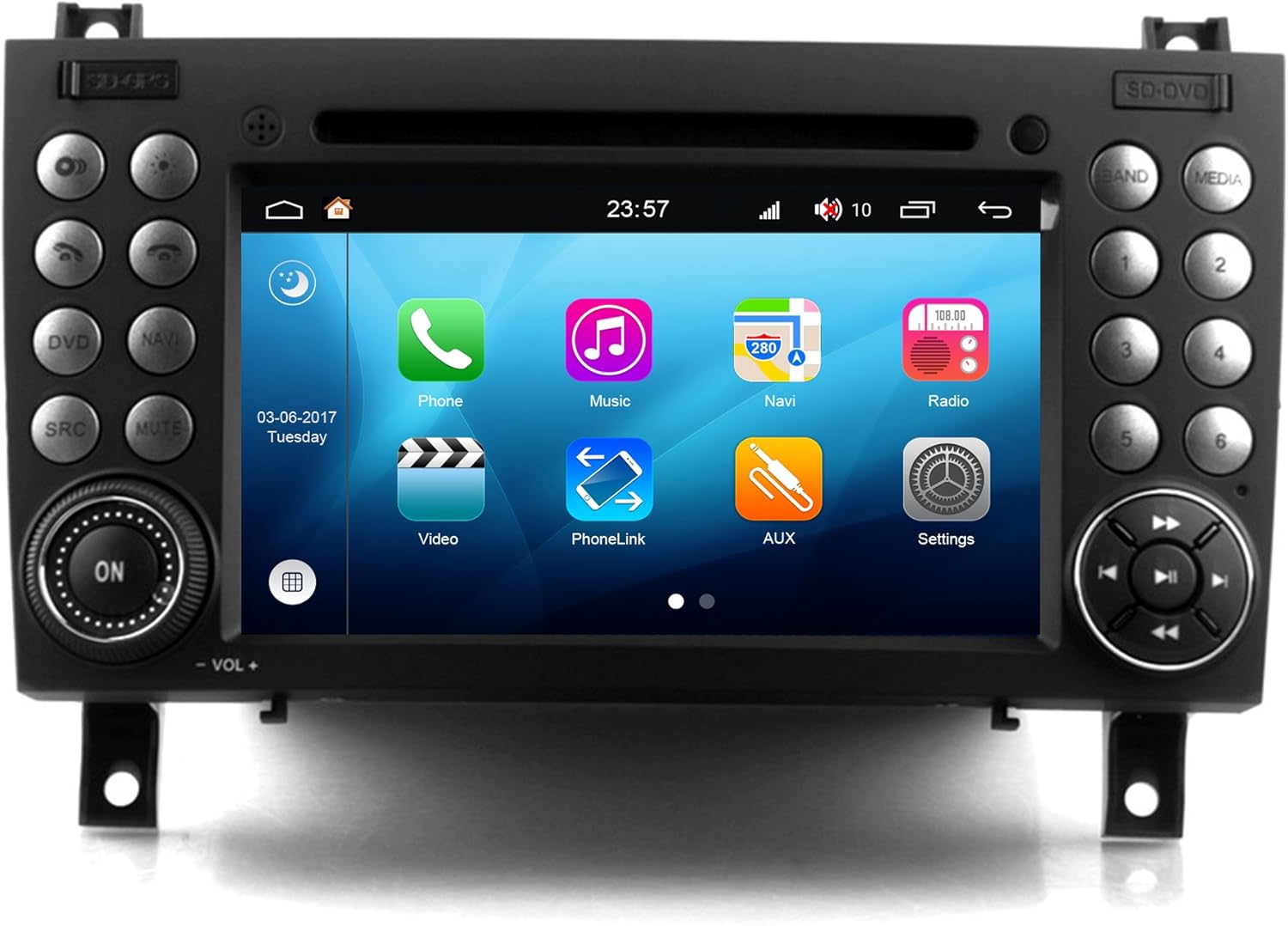 Amazon Com Roverone Android 8 0 Octa Core In Dash Car Dvd Gps