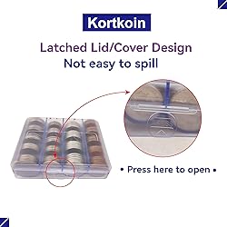Kortkoin 2pcs Mini Coin Holder for Car, Coin