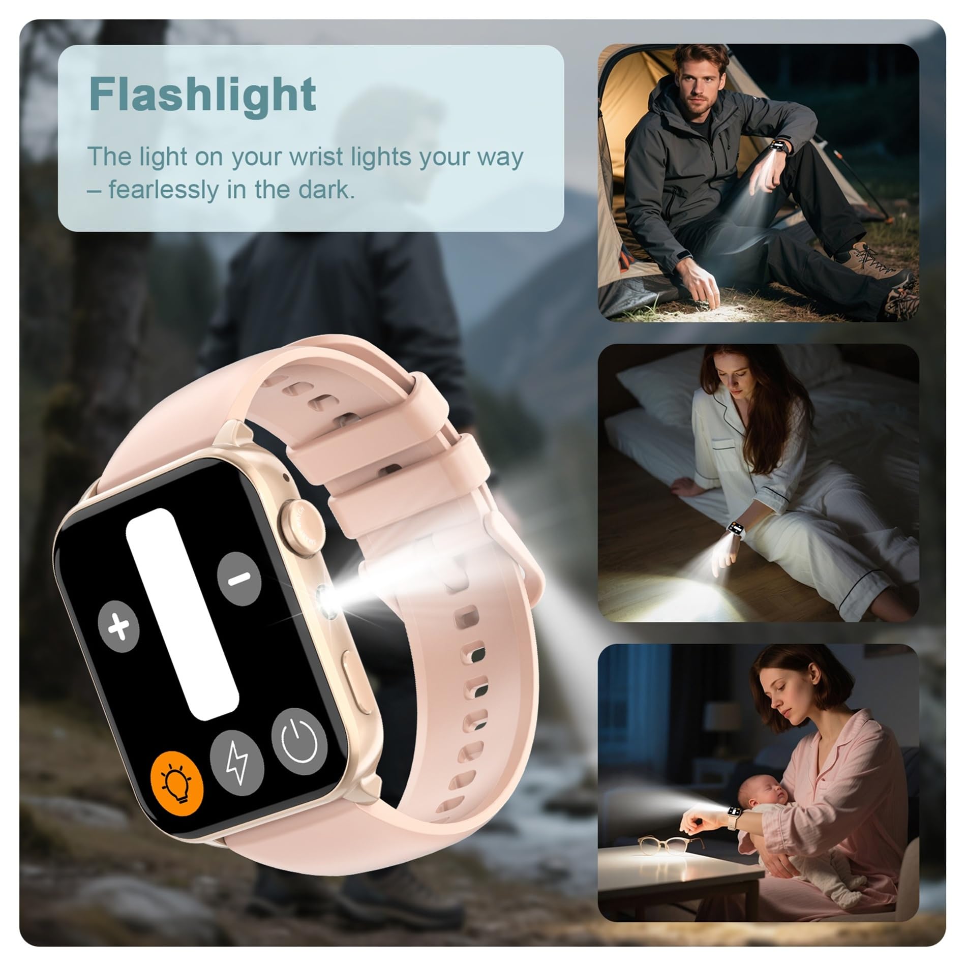 IOWODO Smart Watch for Women (Answer/Make Calls），1.91