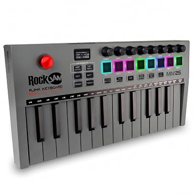 RockJam 25 Key Bluetooth Midi Keyboard