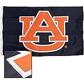 Desert Cactus Auburn University Flag – 3x5 Ft Embroidered Nylon Banner for Indoor/Outdoor Use, Tigers Design, for Events and Home Décor (Embroidered 1)