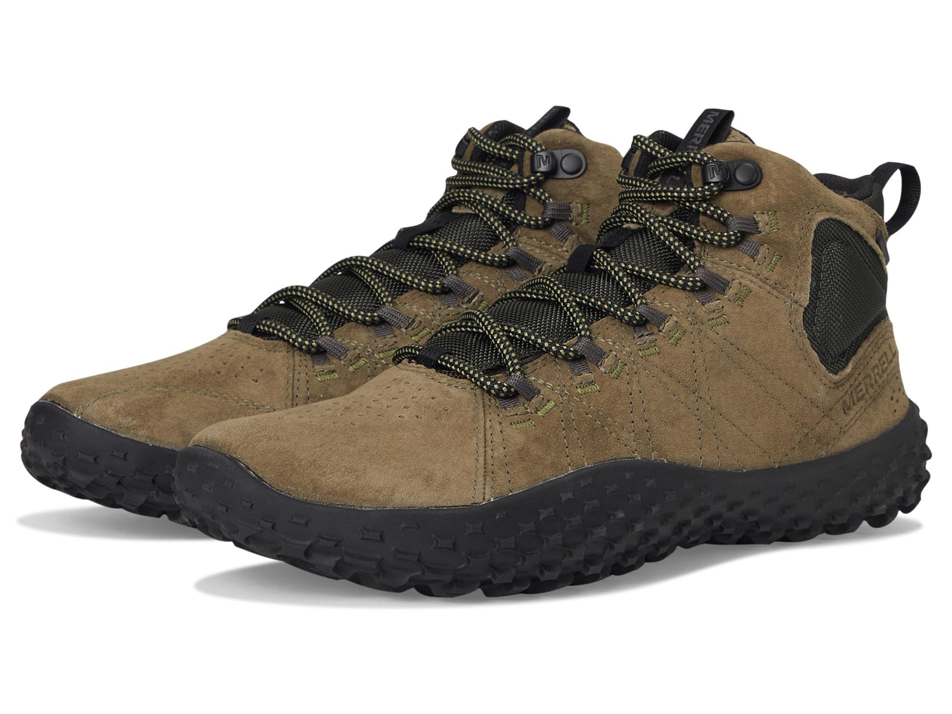 Merrell Men's Wrapt MID Waterproof Ankle Boot, Olive/Black, 10.5 for ...