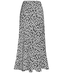Outoshe Women's Satin High Waisted Maxi Skirts