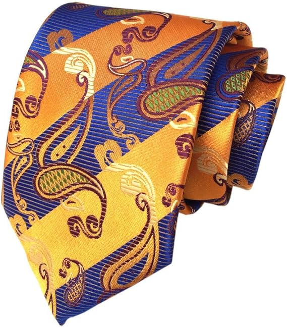 Amazon Comvip プリント メンズ おしゃれ ネクタイ 人気 結婚式 披露宴 幅8cm エレガント ファッション 柔らかい 男性用 ビジネス 通勤 タイプa ネクタイ 通販