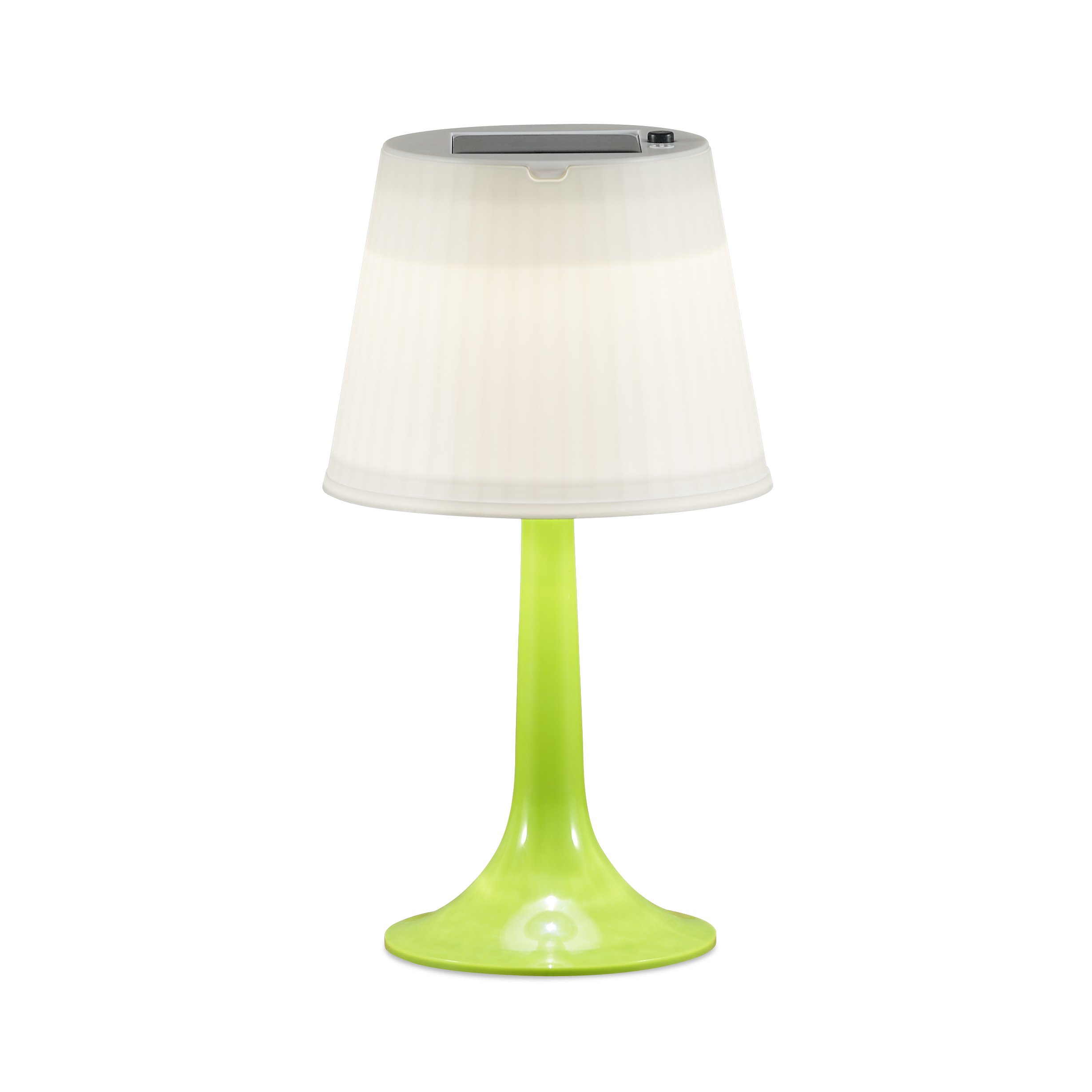 Konstsmide Assisi Solar LED Table Lamp - Green — image 1