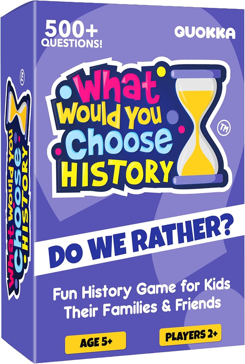 QUOKKA Board Game for Kids 8-12 What Would You Choose Family Card Game