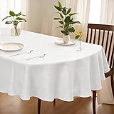 AEHISDHIE Oval Tablecloth 52 x 70 ，Oval Table