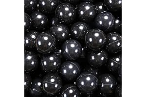 GUESVOT 2.75 Inch Big Ball Pit Balls - Crush Proof Plastic Balls for Ball Pit Pack of 50pcs Set for Toddlers Ball Pool Playtent Tunnels with Reusable Storage Bag