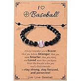 Gifts for Teen, Basketball Soccer Baseball Bracelet Gifts, Players Team Son Grandson Nephew Friend, Graduation Birthday Gifts for Teen