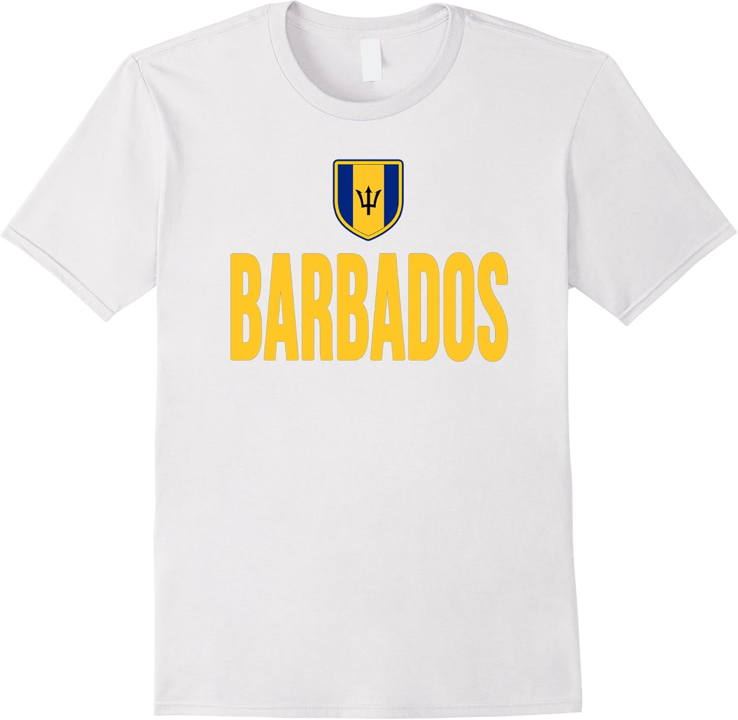 Men's BARBADOS Tshirt Barbadian Tridents Flag Tee Soccer Jersey 3XL