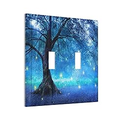Spshian Light Switch Cover Fantasy Fairy Tree In