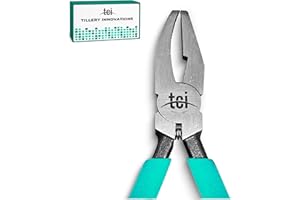Tillery Innovations - Professional Stained Glass Breaking and Grozing Pliers Perfect for Stained, Mosaic and Fused Glass Projects. Craft Beauty