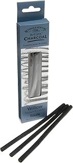 Winsor & Newton 7005170 Zeichenkohle, 3er Set, Mittel