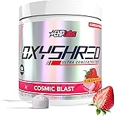 EHP Labs OxyShred Pre Workout Powder - Preworkout Powder with L Glutamine & Acetyl L Carnitine, Energy Boost Drink - Cosmic Blast, 60 Servings