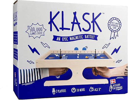 KLASK un Juego Magnético de Habilidad de la Fiesta: Amazon.es: Juguetes y juegos