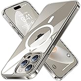 TORRAS Magnetic for iPhone 15 Pro Max Case, [Compatible with MagSafe] [Non-Yellowing] 12FT Military Grade Drop Tested Slim Protective Anti-Scratch Cover, Guardian Series, Crystal Clear 6.7"