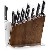 Cangshan HELENA Series German Steel Forged, HUA Knife Block Set (12-Piece, Black)