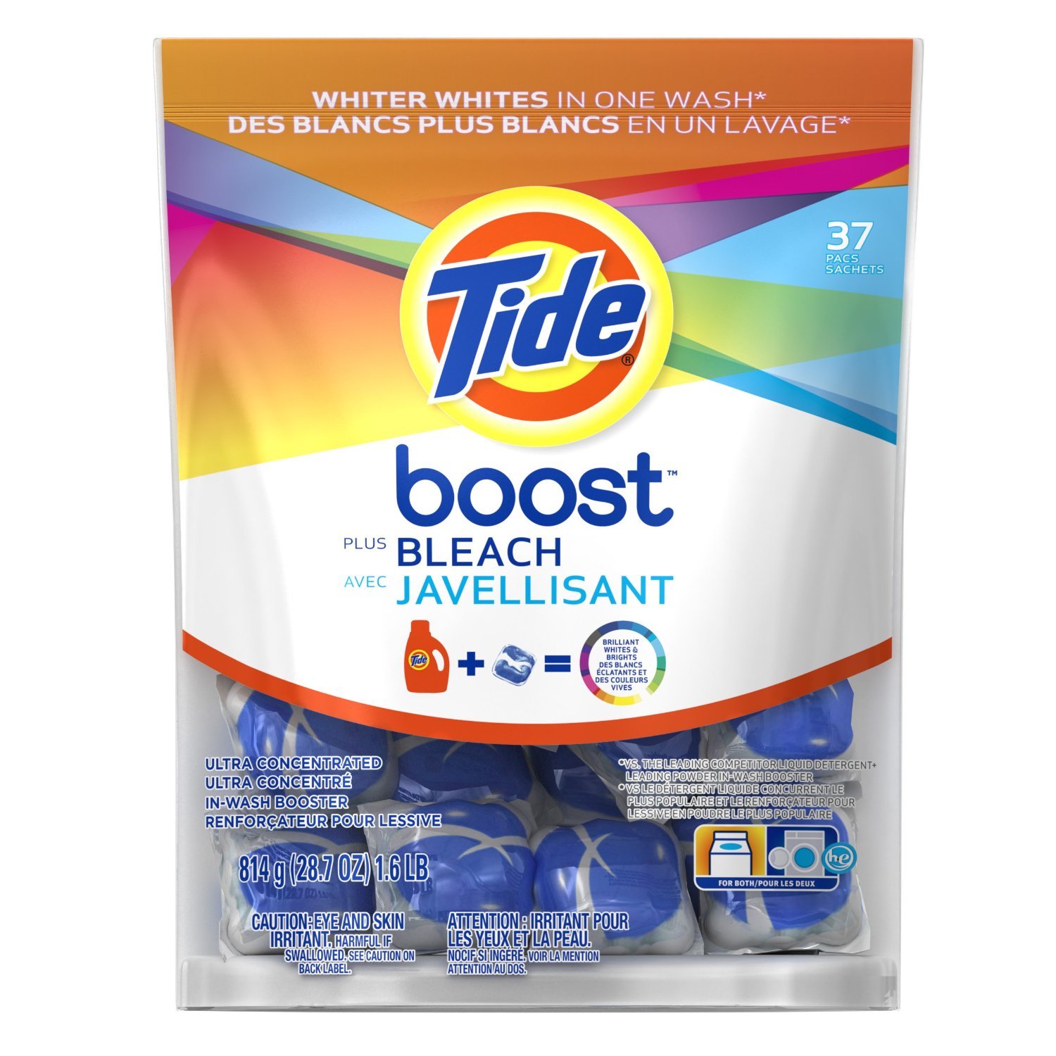Tide HE Stain Release Boost Pods, 37 Pacs 37000842750 eBay