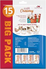 Catit Creamy Salmon & Prawn Lickable Cat Treats 15 x 10g Grain-Free view 2