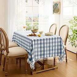 Softalker Checkered Tablecloth Rectangle, Heavy