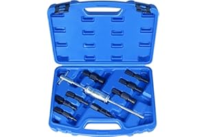 BTSHUB 9 pcs Inner Bearing Puller Set Remover Blind Hole Slide Hammer Internal Extractor Kit, 8 mm - 32mm Blind Hole