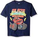 Nickelodeon Boys Blaze & The Monster Machines Rev Up Short Sleeve Tee