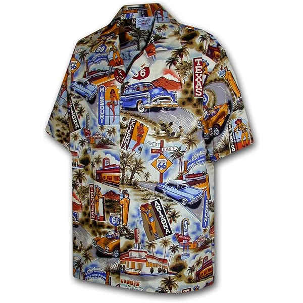 shareef　シャツブルゾン　iroquois好き　COMOLI好き Amazon.com: Route 66 Hawaiian Shirts - Mens Hawaiian Shirts