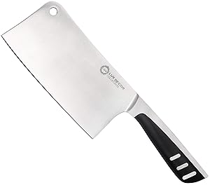 7 Inch Stainless Steel Meat Cleaver – Butcher Knife – Chopper - For Home Kitchen and Restaurant – High Carbon Stainless Steel – By Lux Décor Collection