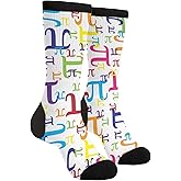 Colorful Pi Math Novelty Socks For Women & Men