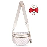 Weighnixis Bum Bag Crossbody Bag for Women | Spacious Bum Bags | Nylon Crossbody Fanny Packs | Purse Belt Purse for Travel Running, Fashion Holiday Gifts