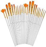 Soucolor 24Pcs Acrylic Paint Brushes Set, Halloween