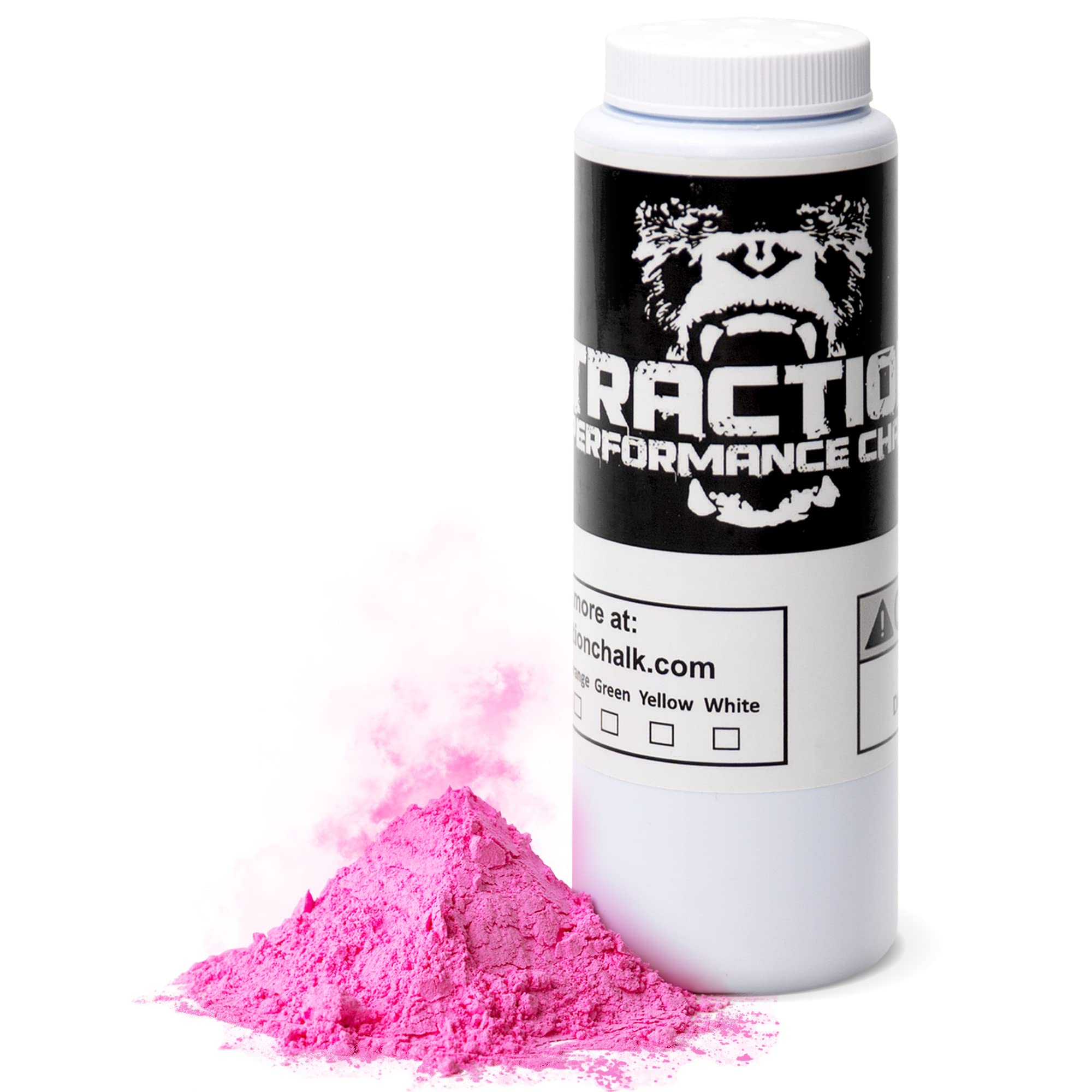 Photo 1 of Traction Performance Colored Gym Chalk | Powder Chalk for Gymnastics, Rock Climbing, Weight Lifting & Workouts - Firm Grip Soft Chalk Lifting Powder in Vibrant Colors - Made in USA | 8 oz.