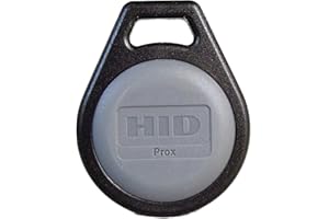 HID Corporation 1346 ProxKey III Key Fob Proximity Access Card Keyfob, 1-1/4" Length x 1-1/2" Height x 15/64" Thick (10)