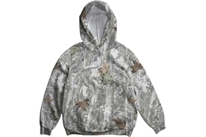 COZYEASE Girl's Graphic Camo Hoodie Long Sleeve Drop Shoulder Hooded Sweatshirts Loose Vintage Pullovers