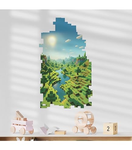 3D Lego Wandtattoo - Bunte Bausteine Als Wanddekoration 77x50 Cm