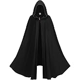 Regenboog Renaissance Cloak Men Women,Medieval Renaissance Costume Cloak,Velvet Cape with Hood