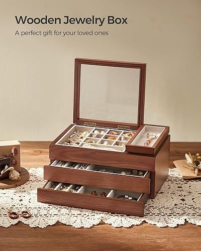 Amazon Men's Wood Jewelry Boxes Jewelry Organizer For Men