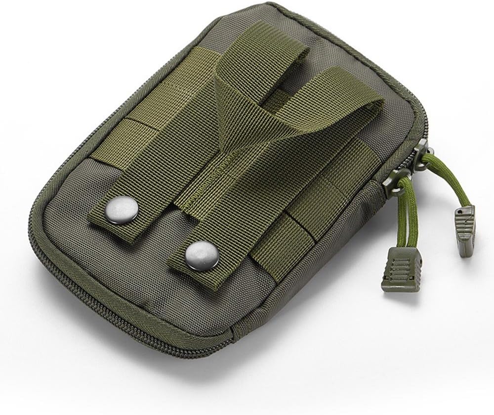 LIVIQILY Tactical Medical kit molle Accessory kit Camping First Aid Kits Medicine Storage Bag Portable Package Emergency Medical Kit Survival Medicine Pills Pocket Container Perfect (Army Green) : Sports & Outdoors