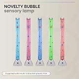 MiniSun 80cm Colour Changing LED Bubble Tower Mood Light with Fish 10pcs view 2