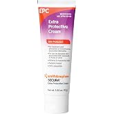 Smith+Nephew SECURA Extra Protective Cream (EPC) Tube, Diaper Rash Cream for Adults, Incontinence Skin Protectant, 3.25 Ounces White