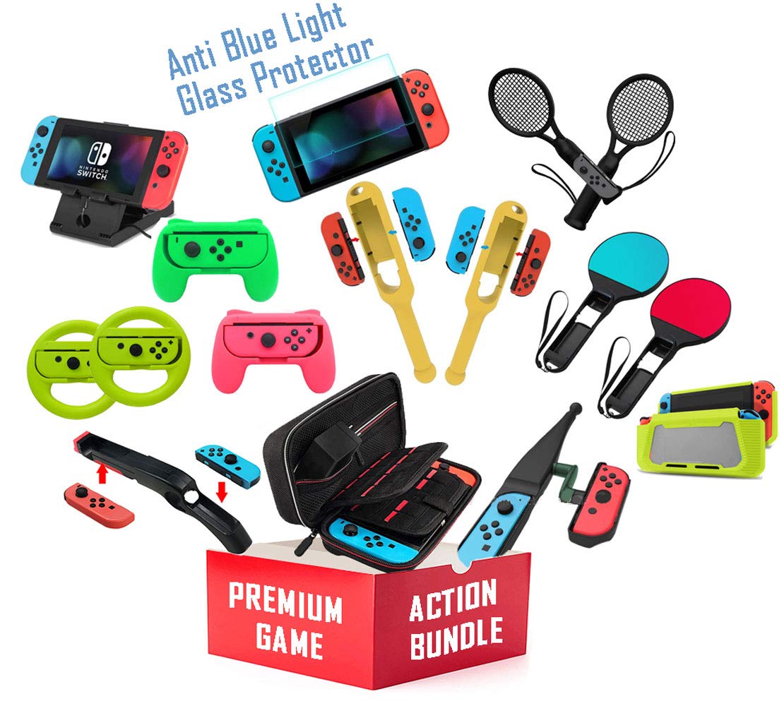 Skywin Switch Action Bundle Accessory Kit for Nintendo