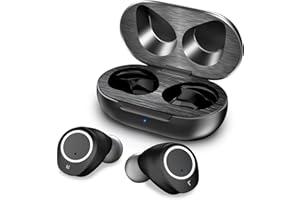 URORU Hearing Aids for Seniors with LCD Display, RechargeableHearing Amplifier, Super Long Battery Life Up to 20 Hours, With Charging Case and Type-C Charging Cable AClassic Black