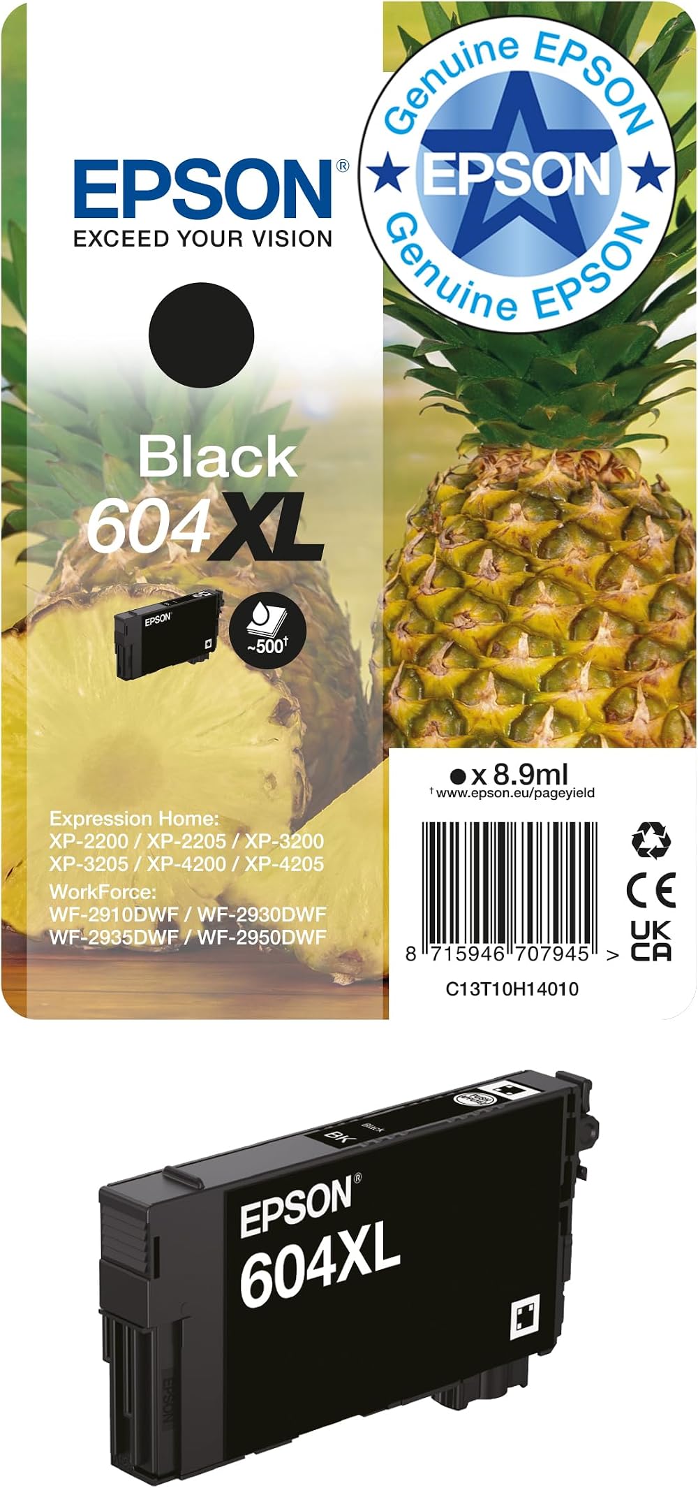 Epson 604XL High Capacity Black Ink Cartridge
