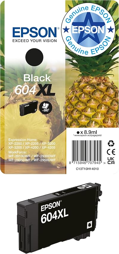 Epson 604XL High Capacity Black Ink Cartridge