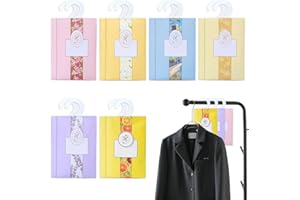 Natural Hanging Closet Deodorizer Sachets – 12-Pack Scented Air Fresheners with Lavender, Jasmine, Rose, Ocean, Lily, and Gar