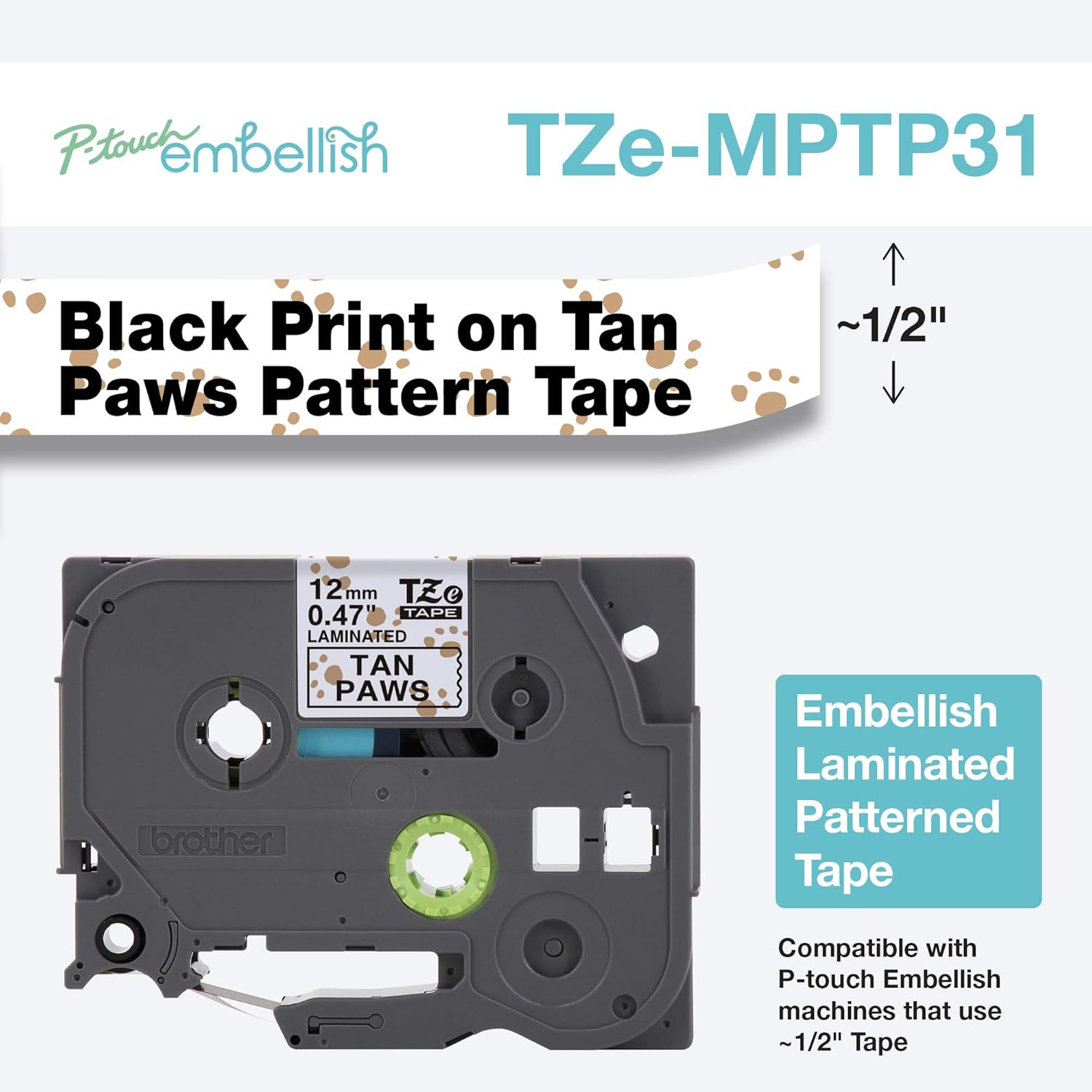 p touch embellish tape