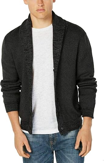 mens textured cardigan