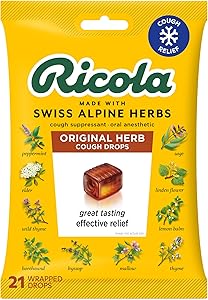Ricola Cough Drops, Natural Herb , 21 Drops, 1 Count